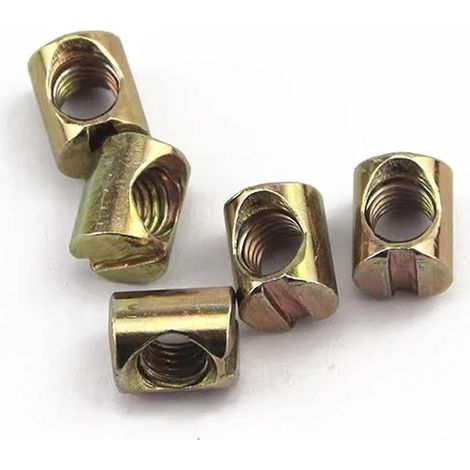 Écrou femelle M6 M8 couleur zinc, bouchon fileté hexagonal (1/5)