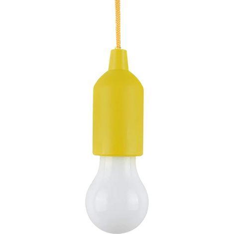 LED-Lampe, Zugschnur, warmweißes Licht, ABS-Kunststoff, für den Innen- und Außenbereich (1/5)