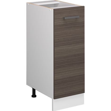Armadio cucina dispensa alto R-Line, Grigio, 30 cm senza piano di lavoro, Vicco