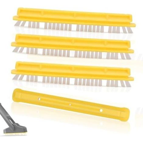 Set di 4 spazzole compatibili con la spazzola per fughe Kärcher XXL, serie di spazzole intercambiabili per la pulizia igienica delle fughe di cemento e piastrelle. (1/5)