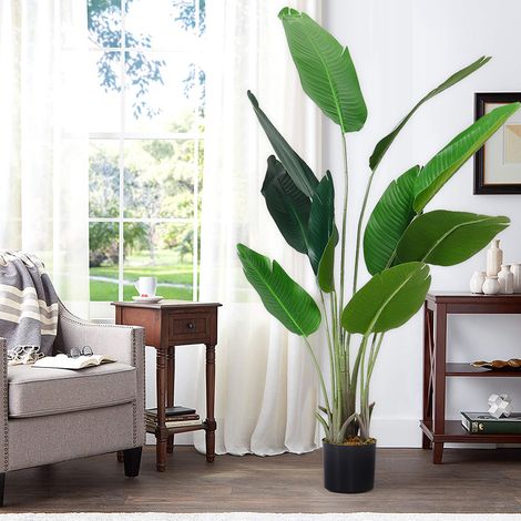 Artificial Banana Tree in Pot Fake Plant, 1.6M (1/5)