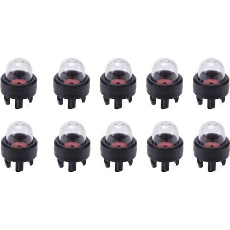 10 Pièces Ampoule Amorçage D'essence, Ampoule de Carburant Pompe, Bulle D'huile de Carburateur, pour Stihl/Weed Eater/McCulloch/Ryobi Echo (1/4)