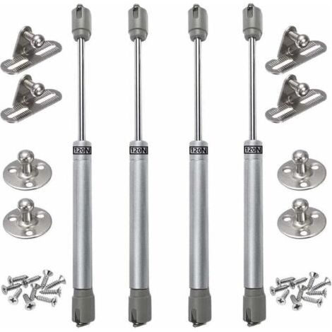 royaluxe-4PCS vérins à gaz 120N verin meuble hydraulique ressort amortisseurs à gaz d'origine porte armoire de cuisine Bras pneumatique pour levage de porte armoire (1/5)