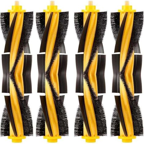 (4 Pieces) N10 Brushes à Rouleaux Brusse Main Pieces of , XU, Replacement for Robot vacuum cleaner Ecovacs DEEBOT OZMO N10 N10 Plus 920 - KZQ (1/4)