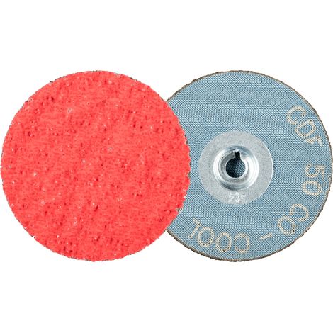 PFERD TOOLS COMBIDISC Keramikkorn Mini-Fiberscheibe CDF Ø 50mm CO-COOL36 für Stahl und Edelstahl 100 Stk