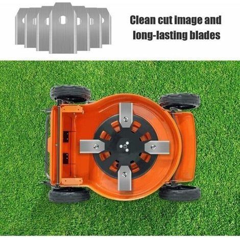 Rasenmäherklinge, 45 x Titan-Messerklingen für alle Husqvarn/Automower/Yardforce/Gardena Mähroboter (3 g – 0,75 mm) mit 45 Schrauben, Ersatzklingen für Modelle 105, 310, 315, (1/3)