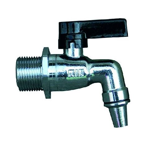 Rubinetto Per Contenitore Olio  3/4' A Sfera. Leva In Alluminio.