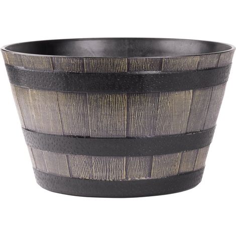 Blumentopf Strend Pro Woodeff, 39x23 cm, Natur, Blumenkasten, Holz-Effekt