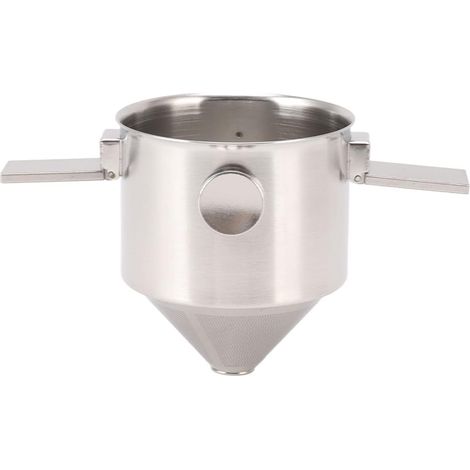 Wiederverwendbarer, tragbarer Kaffeefilter aus Edelstahl, ideal für Camping, Reisen oder das Büro leicht zu reinigen, für die Filterkaffeezubereitung.