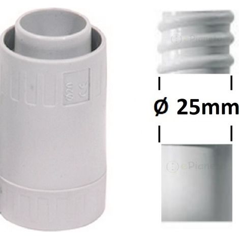 5 Pezzi - Raccordo Dritto Tubo/Guaina IP65 Pari Ø25 - FAEG