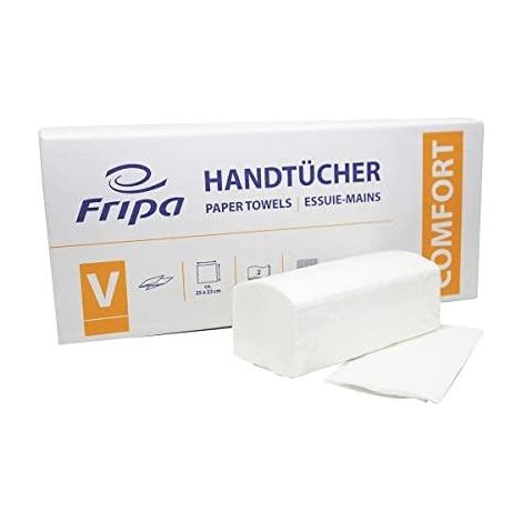 Fripa FRIPA Comfort serviettes en papier blanc 25x23 cm