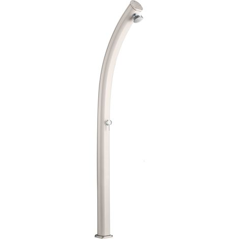 Doccia Solare da Giardino 25L Miscelatore Arkema Jolly Bianco Crema (1/5)