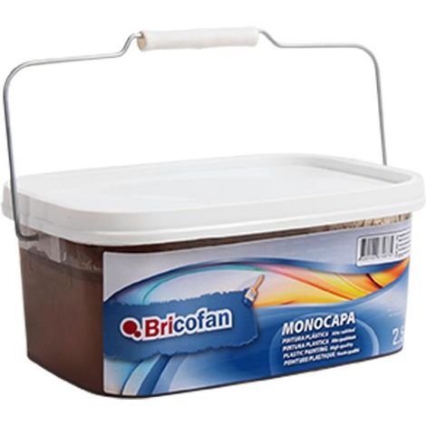 Pintura Plástica Monocapa Marrón Choco. (2,5 Lt) (1/5)