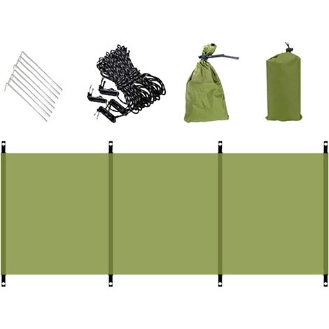 Panneau brise-vent de type lourd résistant au vent pour la randonnée et l'alpinisme - 70 cm de large - Pare-vent pliable pour camping (1/5)
