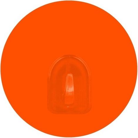 Lot de 2 Crochets rond mural repositionnables Orange MSV