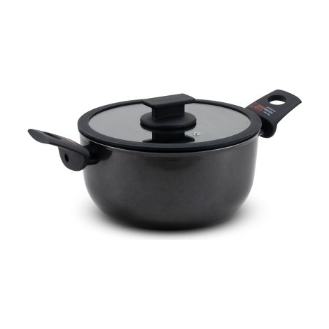 Casseruola Antiaderente ad Induzione Fortezza Protection con Coperchio 26 cm (1/2)