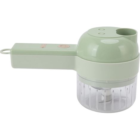 Hachoir à Ail Rechargeable USB, Port d'Alimentation Ouvert, Lame en Acier Inoxydable, Corps Étanche (1/5)
