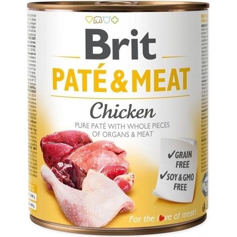 BRIT NOURRITURE HUMIDE POULET BOEUF S9111148