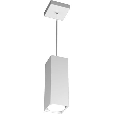 Sospensione Moderna Plate Metallo Bianco 1 Luce Gx53 25Cm (1/4)