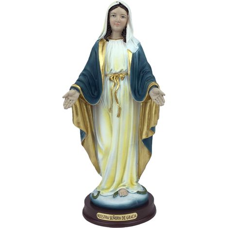 Figura mitologica della Madonna delle Grazie in resina - Stile classico