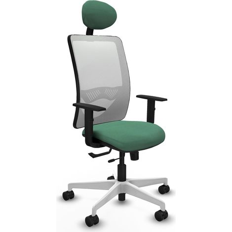 Chaise de bureau piqueras y crespo Zulema noir mousse découpée (1/2)