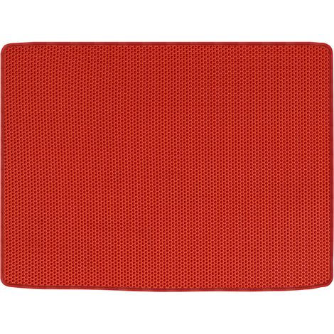 Alfombrilla de maletero de EVA para Ford Focus IV Hatchback a partir de 2018, revestimiento tipo panal - ROJO (1/5)