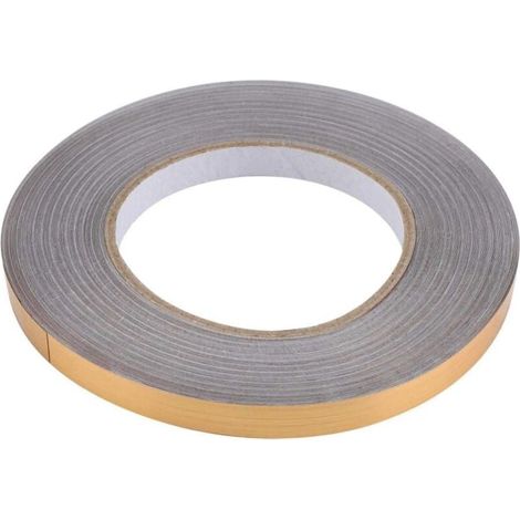 YMYNY PVC-wasserdichte Folie, Bodenfliesen-Schimmel-Klebeband, Küchenspüle, klebrige Dichtungsfuge, Schlafzimmerboden, Fugenlinienaufkleber, Ecklinienband (Gold, 1 cm x 50 m) (1/4)
