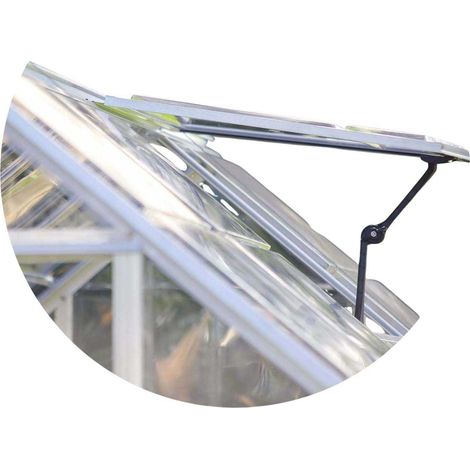 Lucarne de toit pour serre – Ventilation manuelle – Régule température et humidité – Compatible serres Palram – 701769 (1/7)