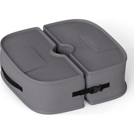 COSTWAY Base Ombrellone Sacco Sabbia Sandbag Base Supporto Porta Ombrellone Ombrello Giardino Spiaggia Balcone Terrazzo Cortile Patio Esterno Pesi Universale (1/5)