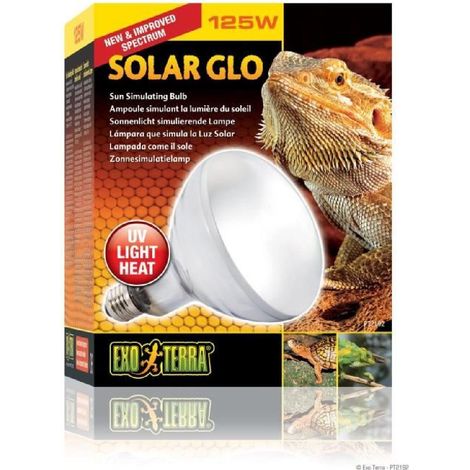 Hagen Solar Glo 125W ampoule pour reptiles terrarium