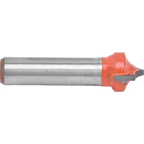Fraise CNC à lame en carbure de tungstène, corps en acier de calibre 45, revêtement PTFE, queue ronde de 8 mm (0,3 po), outil de coupe nette, 14 mm (1/5)