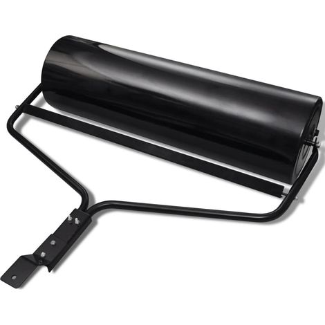 Rodillo negro de jardín para el césped 68 L (1/4)