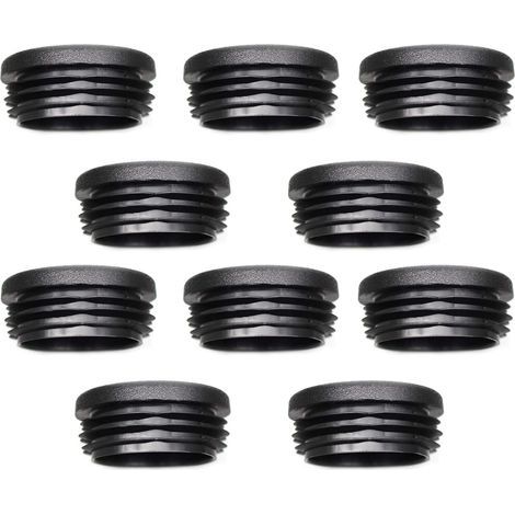 Lot de 10 Bouchon à ailettes, Diamètre 75 mm, Polyéthylène, Pour tuyau acier, Meuble (1/3)
