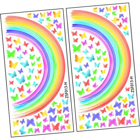 Stickers muraux arc en ciel TOYANDONA pour garçons et filles (1/5)
