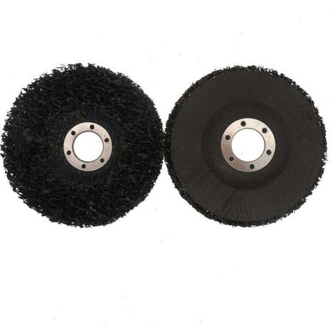 Dischi di pulizia per smerigliatrici angolari, diametro: 125 mm, Guazhuni, confezione da 2 (nero) (1/3)