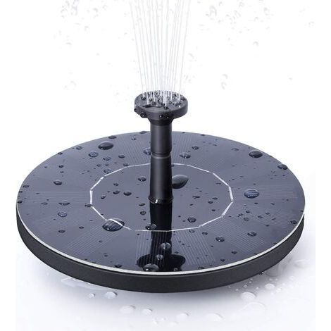Fontaine De Stockage D'Energie Solaire 1.4W Kit De Pompe A Eau Solaire Pour Piscine Exterieure (1/5)