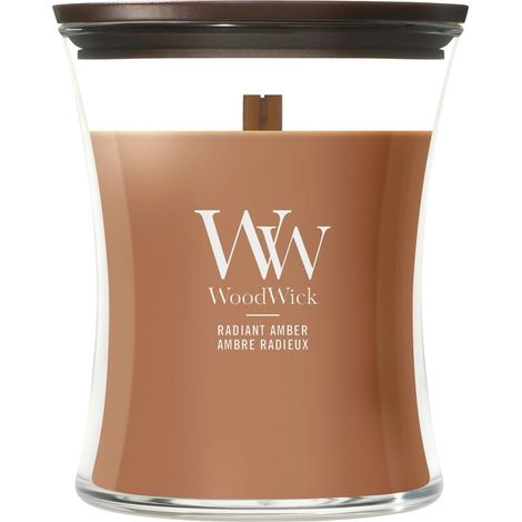 Candela Radiant Amber 275g Marrone WoodWick