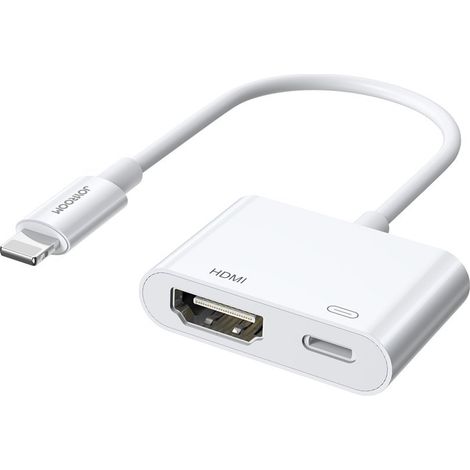 Adattatore da Lightning a HDMI FullHD+ per iPhone, colore bianco. (1/5)