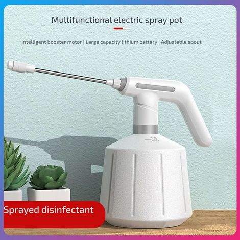 Pulvérisateur Électrique - Rechargeable 1.5L Buse Réglable Tige Extensible Brumisation Fine Plantes Intérieur Extérieur (1/4)