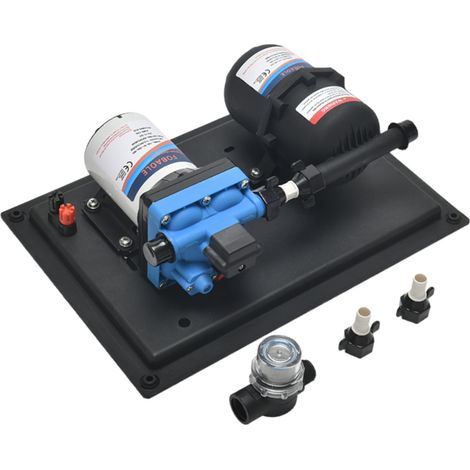 Pompe À Eau 24V Camping-Car 13,5 L/Min Corps Aluminium - Pompe À Diaphragme 45 PSI Auto-Amorçante Pour Caravane Van (1/5)