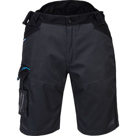 Bermudas WX3: Pantalón Corto de Trabajo Moderno - Gris metálico - Talla 41