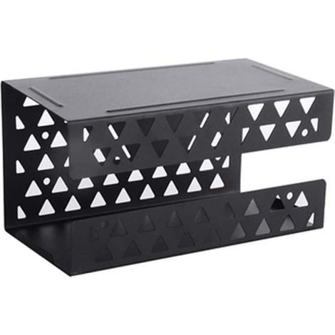 Porte-serviettes en fer forgé mural pour salle de bain - sans (1/4)