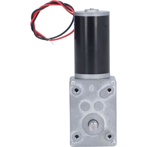 Moteur à engrenages à vis sans fin autobloquant à couple élevé pour machine à rideaux d'instruments automatisée 24 V 10 tr/min (1/5)