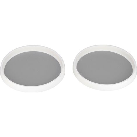 Plateau tournant antidérapant pour rangement de cuisine, support rotatif multifonction pour épices, 2 pièces petite taille, organisateur de placard.
