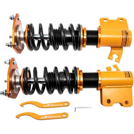 Combinés Filetés Amortisseurs Avant pour Nissan S13 Silvia 180SX 240SX Ressorts (1/5)