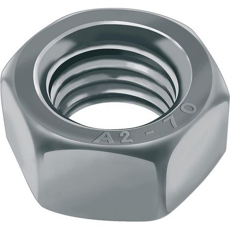 Ecrou hexagonal inox - Qualite Inox: A4 - Diamètre: 8