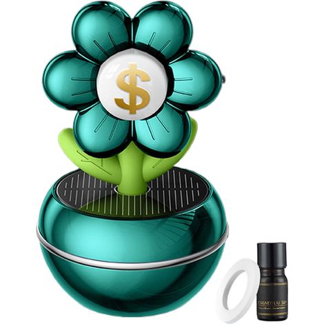 Purificateur d'Air Solaire pour Voiture - Diffuseur d'Aromathérapie Rotatif (1/5)