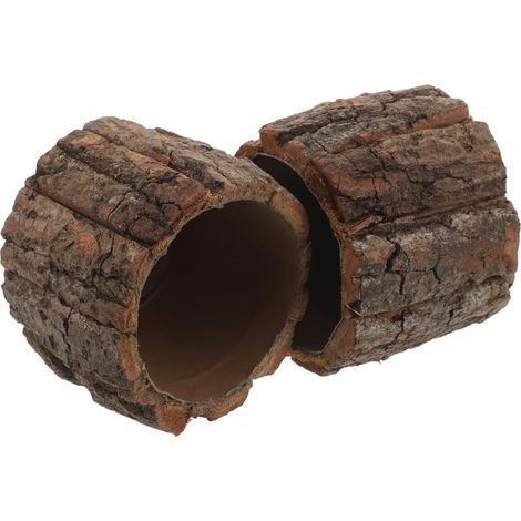 2 Stück Rustikaler Holzblumenkübel aus Nachhaltigem Material