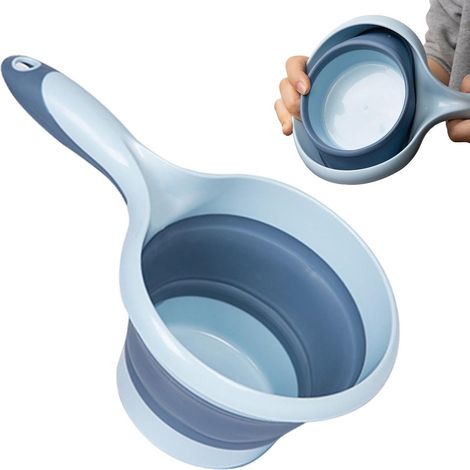 Filiyano-Seau à eau portable et pliable avec trou de remplissage - Facile à ranger et à transporter (1/5)