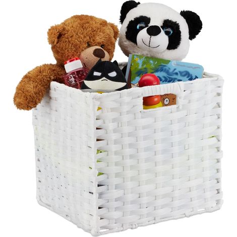 Folding storage basket